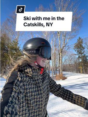 staying away from the black diamonds for a bit…  #ski #skiing #catskills #newyork #skiwithme #huntermountain 