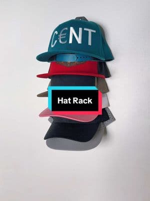 Baseball hat rack is a must-have for every hat collector. #baseballhat #hat #baseballcap #nocap #fittedcap #fittedhats #nomoremess #clean #homeorganization #TikTokShopLoveAtFirstFind #lovelanguage #tiktokshopcreatorpicks #giftguide #foryoupage  