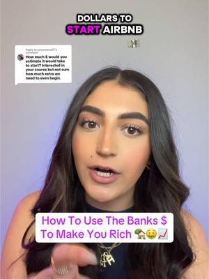 Replying to @Leosmama21 How To Use The Banks $ To Make You Rich 🤑  #airbnb #airbnbarbitrage #airbnbautomated #airbnblife #airbnbbusiness #airbnbexperience #realestateinvesting #womeninrealestate #shorttermrental #vacationrental ##airbnbguide#a#airbnbcoacha#airbnbmentora#airbnbstaginge#entrepreneurshipv#vacationrentalsf#financialfreedomf#financialliteracyb#businesscreditb#businesscredittipsb#businesscreditbuildingo#opmo#otherpeoplesmoneyh#hospitality