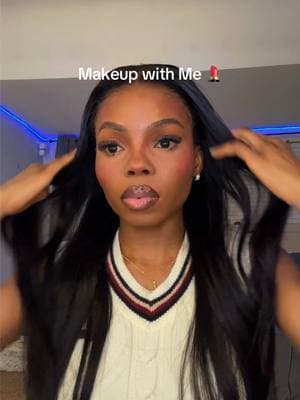 Makeup time 🎀💄 #makeup #makeuptutorial #makeuphacks #blackgirlmakeup #makeuptips #MakeupRoutine #everydaymakeup #everydaymakeuproutine #everydaymakeuplook #blackgirlmagic