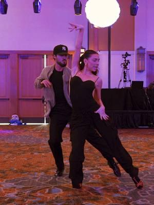 SPICY🌶️🔥 The dynamic duo serving ballroom excellence!  #24SevenDance #DanceOne @valentin @jennajohnson 