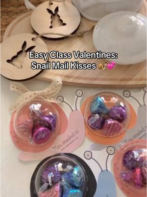 An oldie but a goodie. This Snail Mail Kisses Class Valentines was a hit for the kids’ classmates a couple of years ago.  I used @Canva to make my Snail Cards, Half of a clear plastic ornament for the dome and kisses with messages at the bottom for a special message when they shake him.  #classvalentineideas #schoolvalentines #kidfriendlyvalentines #valentinesdayideas #kidsvalentines #valentinescrafts #craftersoftiktok #diytok 