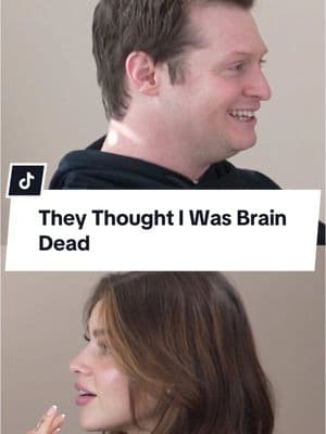 Jake describes when he realized they thought he was brain dead. Hear the full episode of We’re All Insane on YouTube, Spotify, and Apple Podcasts. #braindead #podcastclips #coma #disability #disabilitytiktok #fypage #podcaststories #traumahealing #zyxcba 