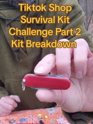 Here's the kit breakdown for my Tiktok Shop Survival Kit Challenge. #burningriverbushcraft #survivalkit #tiktoksurvivalchallange #tiktoksurvivalchallange 