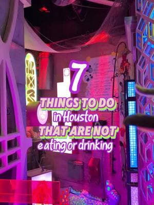 Looking for fun things to do in Houston besides eating and drinking? 🎨🕹️🎡 Here are 7 must-visit spots that bring adventure, art, and immersive experiences to the city! ✨ Meow Wolf - Step into a mind-bending, otherworldly art experience filled with interactive storytelling and surreal visuals. (There's also a cute little dystopian honky tonk) @Meow Wolf   🎨 Honey Art Café - Unleash your creativity with a variety of different art projects in the coziest setting. @Honey Art Cafe   🕹️ Immersive Gamebox - Dive into a high-tech, group gaming experience where you become part of the game! @Immersive Gamebox   ⛳ Holey Moley - Mini golf meets neon-lit fun in this unique, Instagram-worthy course. @Holey Moley Golf USA  🌌 Seismique - Wander through futuristic, interactive museum exhibits with lights, colors, and digital art. They even have roller skating (ok and also a bar) @seismique   🏌🏻‍♀️Puttshack - The ultimate high-tech mini golf experience with interactive courses and automatic scoring. @Puttshack USA  🎯 Activate - Test your agility and teamwork in this real-life gaming arena with light-up challenges and obstacle courses. @Activate   Tag your adventure crew and try them all!  #HoustonFun #ThingsToDolnHouston #ExploreHTX Fun things to do in Houston that are not eating or drinking #houstontodo #stufftodoinhouston #houstonadventures #houstondatenight #houstonblogger #houstoncreatives #puttshack #holeymoley #seismiquehouston #activategames #immersivegamebox #meowwolf