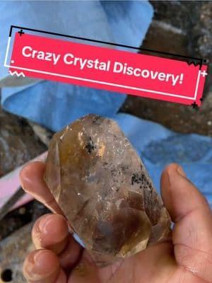 Check out this discovery of an amazing pocket with some bonus rain asmr 🥰 8/21/24 @Herkimer Diamond Mines Resort #quartz#crystals #herkimerdiamond#mining#asmr#rain#fyp#mine#Minecraft 