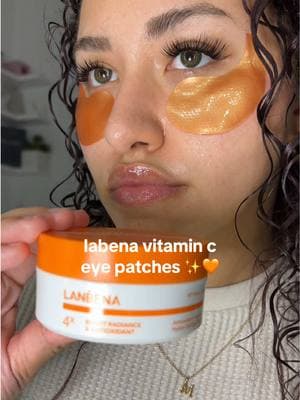 labena vitamin c eye patches @Lanbena ✨🧡 #skincare #eyepatches #lanbenaproducts #lanbenaskincare #vitaminC 