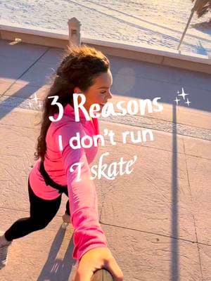 Which one are you - skate or run?! 🛼🏃‍♀️ I have to say it so I don’t make the runners mad because of COURSE this is a joke.  I’m not trying to be mean to runners, just a lighthearted comparison to two amazing forms of cardio!  Pick your cup of tea and stick to it, whatever movement you love most is the best kind of movement! Stay active and stay happy friends ❤️ #skatelife #runnerstiktok #runlife #skaters #runners #healthgoals #movementismedicine #stayactive #healthyhabits 