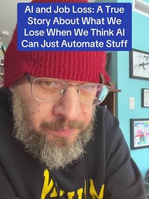 AI Can’t Replace This—A True Story Everyone’s talking about AI replacing jobs, but let’s talk about Greg. Greg has worked at “Dunder Mifflin” for 15 years. He knows everything—the IT infrastructure, the e-commerce platform, the Oracle tech stack, server quirks, and every weird bug that’s ever popped up. He’s the guy who fixes problems no one else understands. But Greg isn’t chasing promotions or new skills. He’s content. And in today’s AI-driven job market, that makes him a target. Leadership sees AI as the perfect replacement—always available, never taking a paycheck, trained on the entire company codebase. But here’s the real truth: AI can’t replace institutional knowledge. It can read documentation, scan GitHub, and analyze Slack messages, but it doesn’t know why past decisions were made. It doesn’t know about that hacky workaround from 2014 that keeps the system running. It can’t anticipate the weird failure that only happens on Black Friday. When companies replace knowledge keepers like Greg with AI, they lose something critical—deep expertise that takes years to build. The smart move? Use AI as a tool, not a replacement. Greg shouldn’t be replaced by AI—he should be overseeing it. Experienced employees like him should: ✅ Train AI models with real-world context ✅ Correct AI mistakes before they cause chaos ✅ Ensure systems stay reliable and resilient AI isn’t the enemy—but bad strategy is. If leadership ignores this, they’re in for a rude awakening. #product #productmanager #productmanagement #startup #business #openai #llm #ai #microsoft #google #gemini #anthropic #claude #llama #meta #nvidia #career #careeradvice #mentor #mentorship #mentortiktok #mentortok #careertok #job #jobadvice #future #2024 #story #news #dev #coding #code #engineering #engineer #coder #sales #cs #marketing #agent #work #workflow #smart #thinking #strategy #cool #real #jobtips #hack #hacks #tip #tips #tech #techtok #techtiktok #openaidevday #aiupdates #techtrends #voiceAI #developerlife #cursor #replit #pythagora #bolt #hiring #real #truth #future #2025 #chatgpt