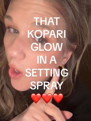 The glow from this setting spray is gorgeous!! #settingspray #sunscreen #spf #reapplysunscreen #glowyskin #makeupsettingspray #facesunscreen #spf50 #glowyskin #glassskin #gorgeousglow #kopari #tiktokshopcreatorpicks @Kopari Beauty 