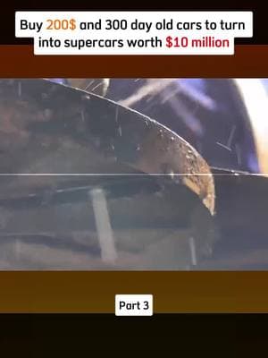 Buy a used car for 200 and 300 days to turn it into a million dollar supercar - Part 3 #fyp #foryou #foryoupage #car #TransAm #BarnFind #RebuildRescue #willrun #AbandonedPlane #FreePlane #foryour  #supercar#restoration