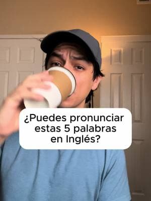 La mayoría de hispanos no puede pronunciar bien estas 5 palabras en Inglés #inglesonline #practicaingles #inglesfacil #aprendeingles