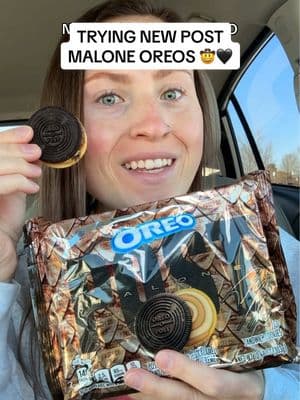 TRYING THE NEW OREO X POST MALONE FLAVOR! 🤠🖤🥛 are you going to try these? @OREO @Post Malone #oreo #postmalone #postmaloneoreo #cookies #oreocookies #oreos #saltedcaramel #shortbread #oreoflavors #newfood #dessert #snacks #walmartfinds #groceryhaul #foodfind #newfoods #snackreview #tastetest #caramel #toffee #milkandcookies #foodreview #morganchomps 