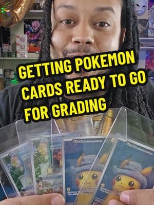 This Is How We Get #Pokemon Cards Ready To Go For Grading #pokemoncards #pokemontiktok #pokemontcg #pokemoncommunity #pikachu #pokemonnews #pokemonscarletviolet #pokemoncollector #tcg #pokedread 