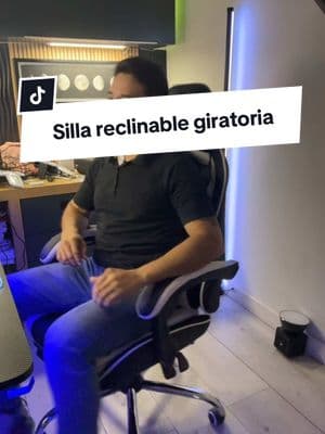 Silla reclinable giratoria.          #silla #sillareclinable #sillaparagamer #silladeoficina #deskchair #deskchair 