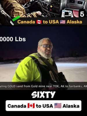 Canada 🇨🇦 to USA 🇺🇸 Alaska #dailyvlog #canada #trending #1millionviews #Peterbilt #usa_tiktok #alaska #foryou #truckinglife #crazyvlog #Vlog 