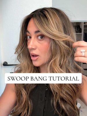 Replying to @glambride2020 how I style my swoop bangs! #bangs #howistylemybangs #bangstips #dysonairwrap #swoopbangs #swoopbangstutorial 