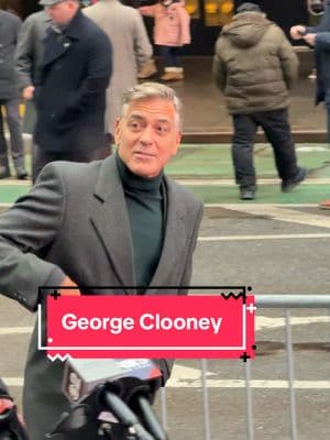 George Clooney holding a press event today announcing the cast for his new Broadway play ‘Good Night, and Good Luck’ 🎬🥰 #georgeclooney #nyc #goodnightandgoodluck #broadway #entertainmentnews #bts