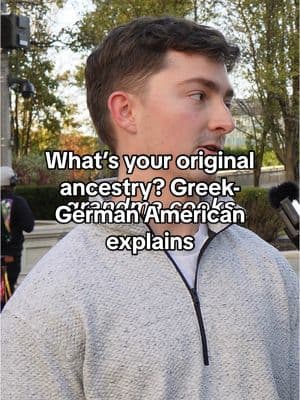 Greek-German American explains his background and ancestry 🌎 #publicinterview #streetinterview #culture #global #world #travel #foreigner #studyabroad #student #opinion #documentary #people #life #american #usa #fyp #foryou #greek #greece #germany #german #ancestors #family #background #ethnicity #history 