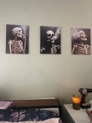 I love my skeletons, I had to wait to show you guys till I got the third one hung up #TikTokShop #mademyyear #NewYearNewAura #TTSLevelUp #ElectronicsWeek #fashionlookbook #fashionlookbook #TikTokShopJumpstartSale #TikTokShopLoveAtFirstFind #GiftGuide #seasonalgems #lovelanguage #treasurefinds #TikTokShopRestock #GoalCrusherPrizes #tiktokshopholidayhaul #tiktokshopdeals #TTSDelightNow #fy #fyp #homedecor #skeleton #wallart #wallartdecor #skeletondecor 