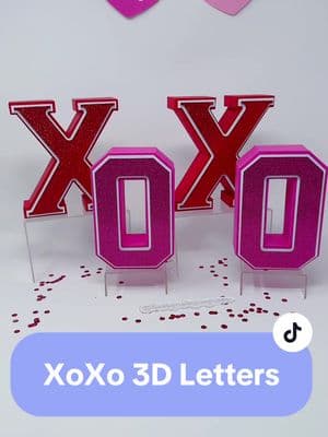 An easy way to add some sparkle to your Galentine’s or Valentine’s decor with our XoXo Glitter 3D Letters! ✨💕  The perfect touch of glam for your celebrations! Tag your besties and spread the love! 💖  #GalentinesDecor #ValentinesVibes #XoXo #designsbyivyrose #etsyseller 