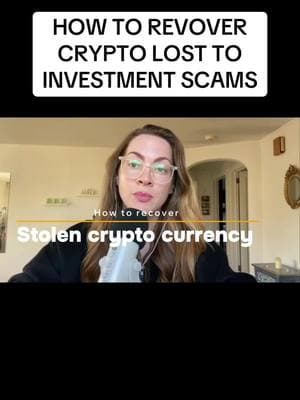 How to recover crypto lost to bitcoin & investment scams #cryptorecovery #bitcoinscammers #bitcoinscamrecovery #investmentscam #investmentscams #cryptoretrieval #bitcoincrypto #womenincrypto 