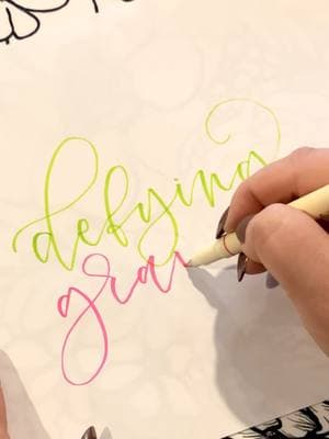 calligraphy, but make it gravity-defying. ☁️✨ want to master brush lettering? grab my beginner worksheets in my etsy shop! #defyinggravity #wicked #moderncalligraphy #letteringlove #satisfyingvideos #calligraphyvideo #etsyshop #brushletteringpractice #learncalligraphy #watchmewrite #calligraphywriting #trendingnow