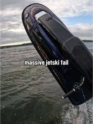 Massive jetski fail #fails #fail #epicfail #sendit #fullsend #extremesports #2stroke #jetski #yamaha #pov #fyp #foryou 