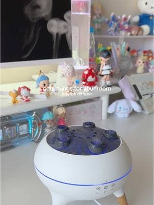 the cutest room decor find - jellyfish humidifier🪼!  #jellyfish #humidifier #roomdecor #roominspo #RoomTour #aesthetic #cozyroom #cozyathome #decorinspo #decorideas #cutefinds #deskdecor #unboxing #seacore #oceancore #ocean #sea #TikTokShop #foryou #foryoupage #fypage 