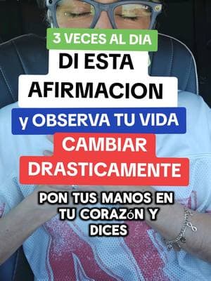 afirmacion para decirla 3 veces al dia y veras cambiar tu vida drasticamente! #universo #leydeatracción #afirmacionespoderosas #decretospoderosos #decretosyafirmaciones #decretalo #decreto #afirmaciones 