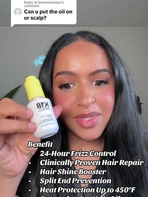 Replying to @lovemealwayz k18 oil  #HairRepairOil #HealthyHairJourney #FrizzFreeHair #ShinyHairGoals #SplitEndSaver #MolecularHairCare #HairGrowthSecrets