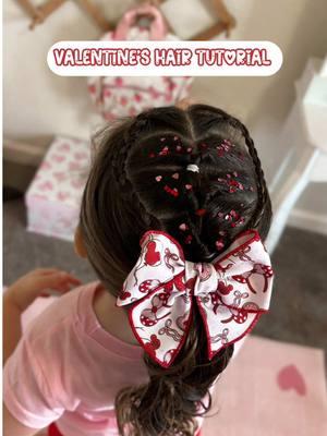 I think this is my new favorite 😍 Bow: @Kinzley’s Corner  #ValentinesDay #sanvalentin #valentineshair #MomsofTikTok #toddlersoftiktok #toddlermom #girlmom #hairstyles #toddlerhairstyles #toddlerhair #toddlerhairideas #hairtutorial #curlyhairstyles #curlyhair #viralhair #girlhairstyles #fyp #cutehairstyles #easytoddlerhairstyles #peinadosfaciles #peinadosniñas #peinadosparaniñas #peinadosinfantiles