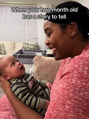 I can already tell he’s going to be a talker  #baby #newborn #babytalk #motherhood #momlife 