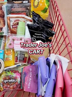 recent Trader Joe's cart  #traderjoesfinds #traderjoestiktok #TraderJoesandTargetFinds #TraderJoes #traderjoescart #traderjoeshaul 