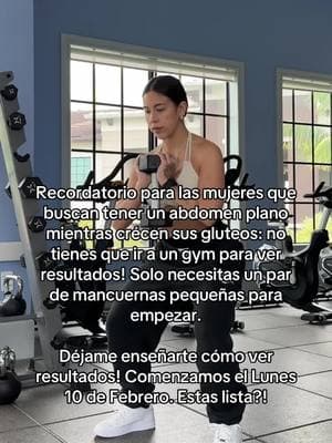 Comienza YA en el l!nk de mi b!o💪🏻🔗 #gym #fitness #mancuernas #rutinaencasa #entrenamientoencasa #ejerciciosencasa #funcional #hiit #motivacion #gluteos #cintura #abdomenplano #abdominales #abs 