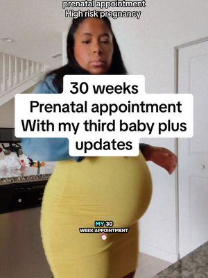 How big was your baby at 30weeks?  #thirdtrimester #pregnant #prenatalappointment #creatorsearchinsights #prenatal #appointment #cholestasis #highriskpregnancy #failedglucosetest #glucosetest #updates #momof2 #momtol #MomsofTikTok #pregnancytiktok #pregnancy #contractions #braxtonhicks #thirdbaby #godisgood 