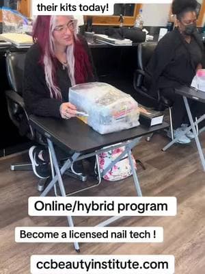 Online/Hybrid Nail Tech Program #nail #nailkit  #nailschool  #onlinenailclass #nailtech #beautyschool 