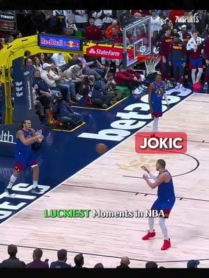 LUCKIEST Moments in NBA☘️#NBA #basketball #sport #foryou @TikTok @NBA 