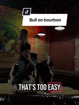 Cowgirl hold that thang🤣 I got that thang #cowgirl #bullride #ridethebull #neworleans #bourbon #bourbonstreet 