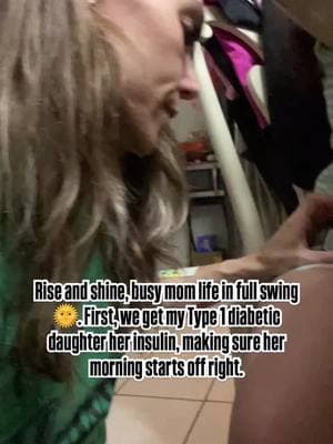 Daily life as a mom with a T1D child!!  #fyp #t1dlife #mydaughter #diabeticwarrior 