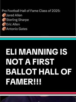 #greenscreen ELI MANNING IS NOT A FIRST BALLOT HALL OF FAMER!!! #fyp #nfl #football #sports #rant #viral #trending #opinion #elimanning #halloffame #halloffamer #nflhonors #jaredallen #sterlingsharpe #ericallen #antoniogates #giants #newyorkgiants #getoverit #wakeup #calmdown #hof #footballtiktok #sportstiktok 