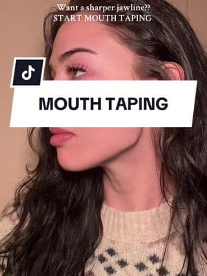 Mouth taping for better facial structure!! This also improves sleep, helps with bad breathe, helps bruxism and much more! ##mouthtaping##skingym##jawline##snatchedface##viralvideo##loveatfirstfind##ttsstarcreator##shopwithtaboost