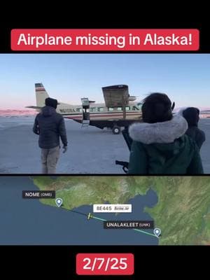 2/7/25 #airport #airplane #breakingnews #alaska #bering #spirit #pilot #nome #aviation #flightattendant #travel #traveltiktok #traveltok #airtravel #coastguard #uscoastguard #nationalguard #spiritairlines #unitedairlines #missing #searchandrescue #americanairlines #planecrash #firetruck #emergency #police #policeofficer #911 #faa #airtrafficcontrol