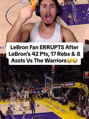 HE’S 40 YEARS OLD PUTTING UP THESE NUMBERS‼️ #fyp #NBA #nbahighlights #lebron #lebronjames #lebronfan #losangeleslakers #lakers #lakersvswarriors #warriors #goldenstatewarriors #basketball #funny #reaction #dandaman 