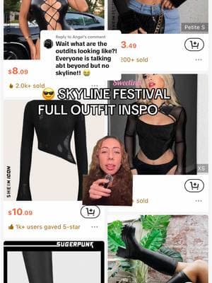 Replying to @Angel you ask and you shall receive the @SKYLINE festival outfit inspo! #skylinefestival2025 #skylinefestival #festivalfashion #technooutfit #ravefashion #festivaloutfitinspo #technogirls #ultrafestival #beyondwonderland #factory93 #festivalinspo #coachellaoutfit 