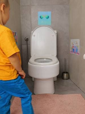 No More Splash Zone! 🚽✨ The Ultimate Toilet Gadget for Kids! #Hack #kidstiktok #funn #challenge 