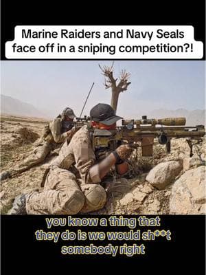 Navy Seals and Marine Raiders face off in a sniper battle?! #military #podcast #viral #veteran #militarystories #education #storytime #specialforces #debate #navyseal #raider #marines 