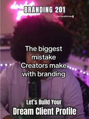 You can’t build a personal brand without knowing who you serve. We’re building your dream client profile in week 2 of Branding 201. Who do you feel your dream client is? Let me know in the comments   #brandingtips #personalbranding #personalbrandingstrategy #brandstrategist #contentstrategy #contentstrategy #buildapersonalbrand #creatorsearchinsights 