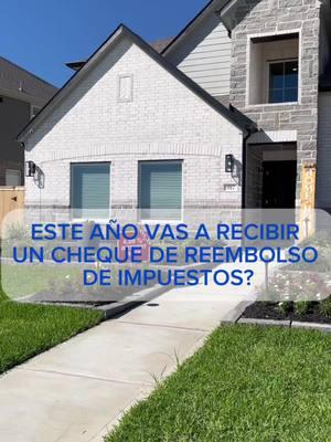 ¿Esperando tu reembolso de impuestos? ¡Hazlo trabajar para ti! 🏡💰 En lugar de gastarlo, invierte en tu futuro y en tu primer hogar. 📍✨ Las casas nuevas ofrecen increíbles promociones: ¡cero de enganche, costos de cierre pagados y grandes descuentos! No dejes pasar esta oportunidad. ¡Contáctame y hagamos realidad tu sueño de ser dueño de casa! 📲🏠   #CompraTuCasa #InversiónInteligente #ConstrucciónNueva #CeroEnganche #ReembolsoDeImpuestos #daytonTX #houstonTX #crosby #BaytownTX 