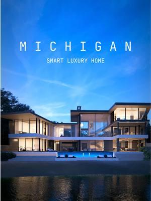 Coming soon to Michigan: a sleek, modern home that perfectly blends timeless architecture with cutting-edge features Get ready to enjoy intuitive lighting, a golf simulator, and a private indoor movie theater designed for all to enjoy. This is one home you won’t want to miss! #architect #architecture #michigan #homeautomation #homedesign #luxury #luxuryhomes #newhome #soundcheck #control4 #lightingcontrol #hometheater #golfsimulator